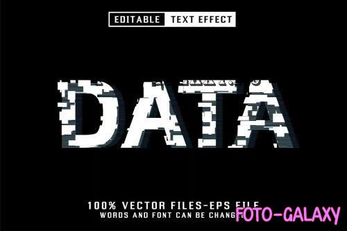 Data Editable Text Effect - LJAQXYW