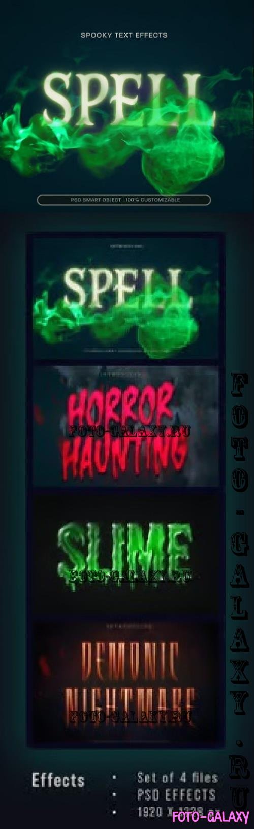 Spooky Text Effect - 286969533