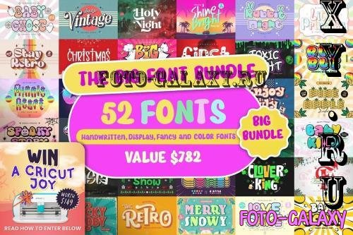 The Big Font Bundle - 52 Premium Fonts