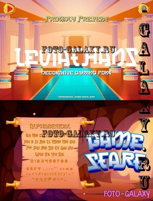 Leviathans - Decorative Gaming Font - 287706157 - 2DYM6N8