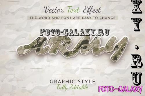 Army Sticker Editable Text Effect - 287566721