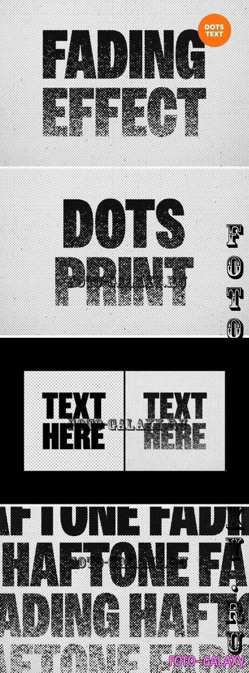 Halftone Fade Text Effect - 287773851 - 6768666