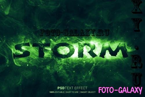 Storm Text Effect - HRUH3BD