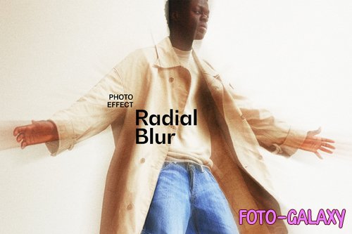 Warm Radial Blur Effect for Photoshop