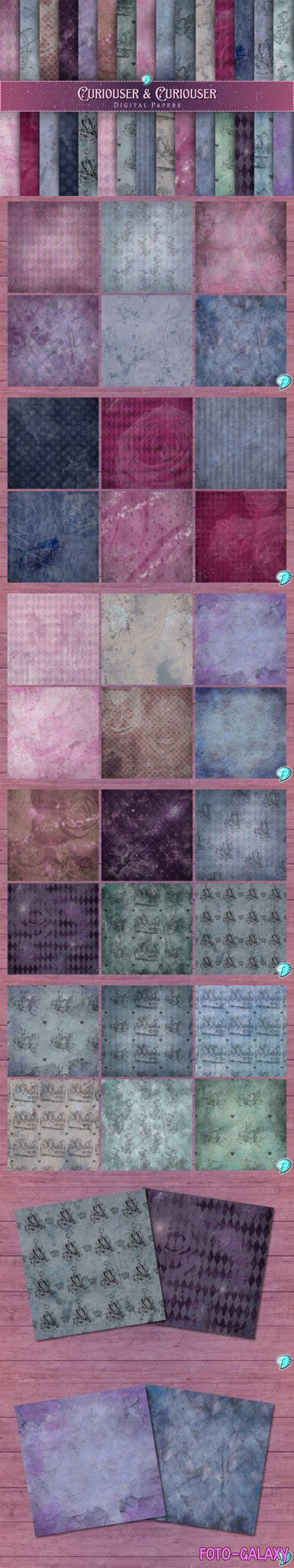 Curiouser & Curiouser - 30 Textures Pack