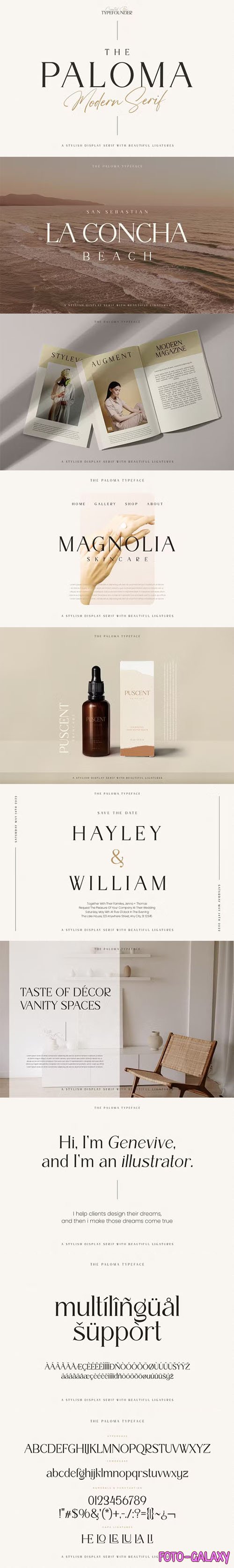 The Paloma - Modern Serif Typeface