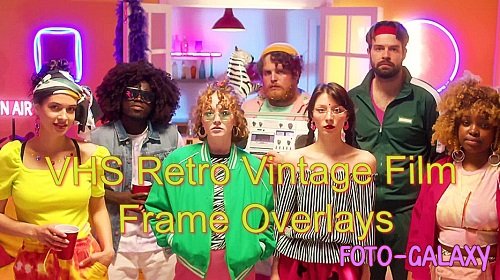 Videohive - VHS Retro Vintage Film Frame Overlays 54816526 - Project For Final Cut & Apple Motion