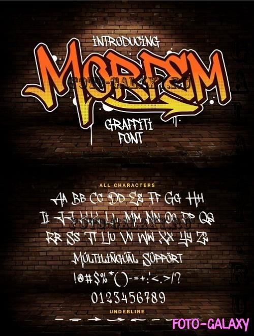 AL - Morfem Font - 9X9D25D