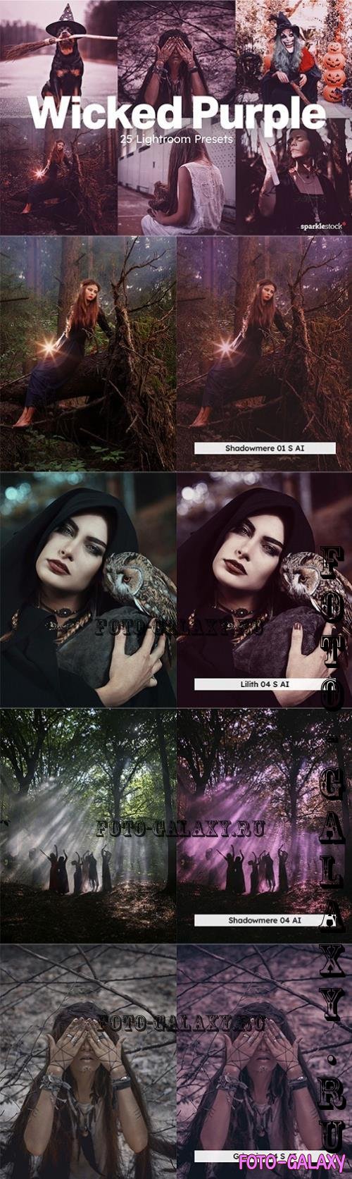 20 Wicked Purple Lightroom Presets - 287302721