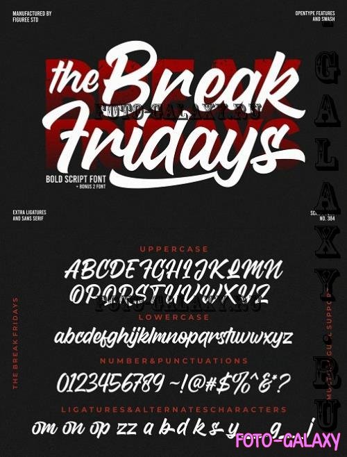 Break Fridays - Clean Bold Script - 3P33Y8K