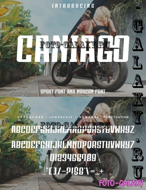 Caniago - Sport Font and Modern Font - ZYN3FA9