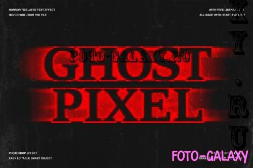 Horror Pixelated Text Effect - EGLS - U283SUA