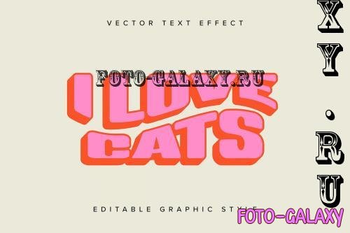 Bold Pink and Red Vector Text Effect Mockup - BBL9T2F