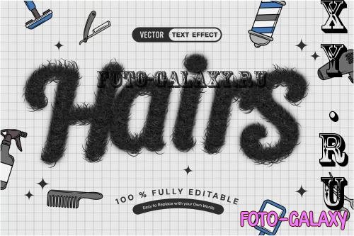 Realistic Hairs Text Effect - 557LD4B