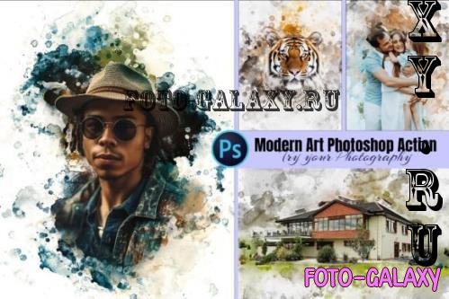 Modern Art Photoshop Action - 287677783