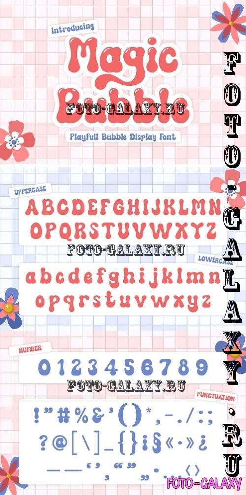 Magic Bubble - Display Font - 280703214 - TEC34R8