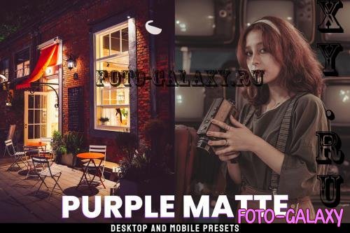 Purple Matte - Desktop and Mobile Presets - U3DKRJM