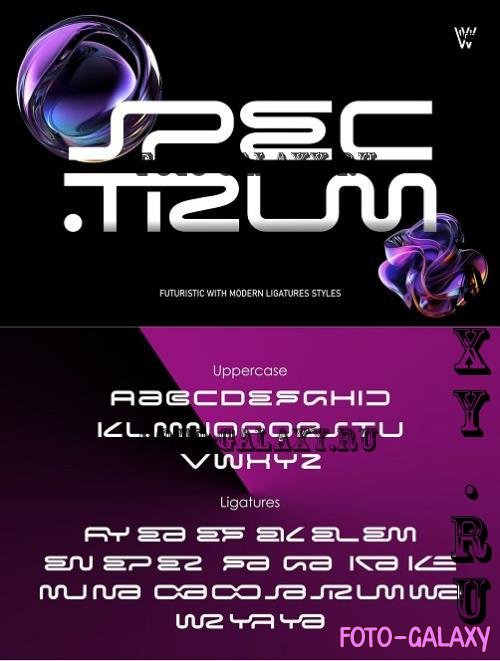 Spectrum Modern Futuristic Expanded Sporty Font - 8ASGRQY