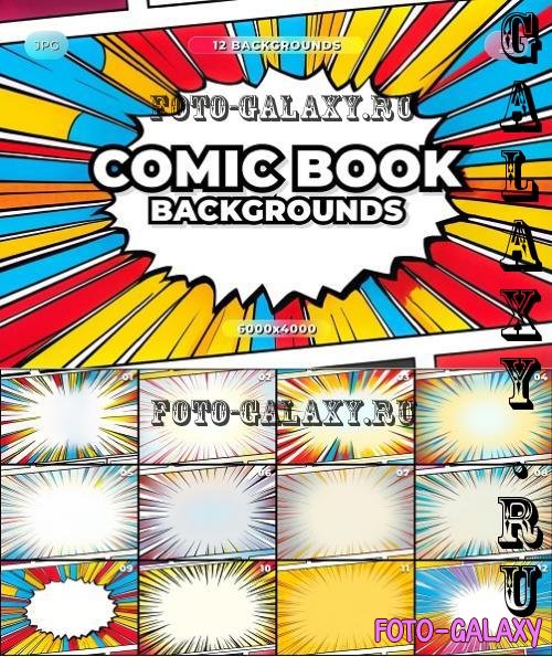 12 Comic Book Backgrounds - PEU7HE5