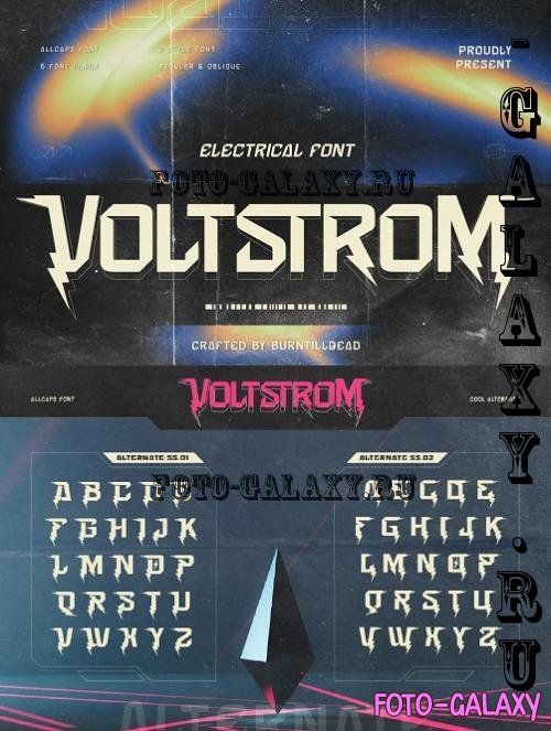 Voltstrom Font - 280188376 - C5CJEM9