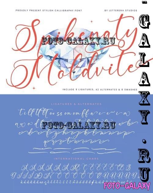 Spikenaty Moldvite Stylish Calligraphy Font - GQ8N5BY