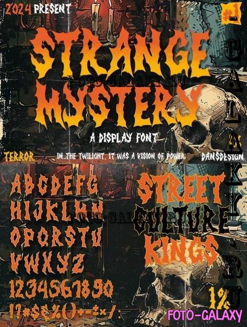 Strange Mystery Horror Metal Display - 280187567 - WFJ68FP