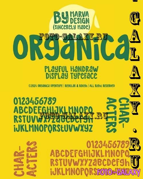 Organica Font - 288287877 - QMABFJS