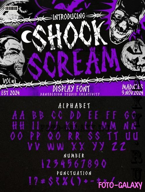 Shock Scream Horror Display Font - 280354800 - MNKMFY5