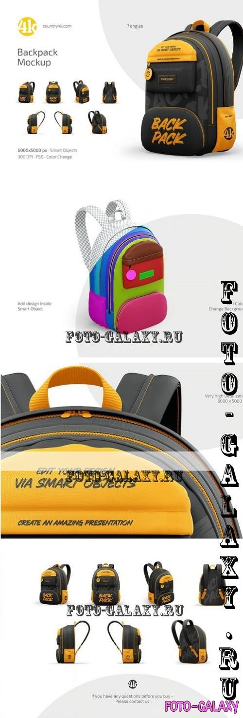 Backpack Mockup Set - 288258413