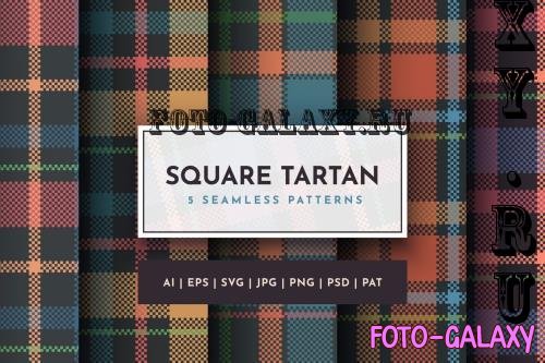 Set 5 Seamless Tartan Patterns - 2DPXHZH