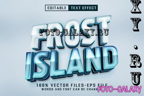 Frost Island 3d Text - Editable Text Effect - ZU8QRQR