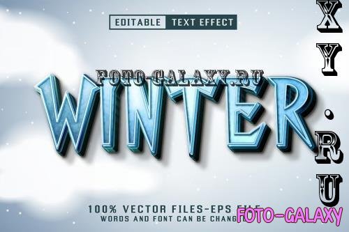 Winter 3d Text - Editable Text Effect - 4TKWWK9