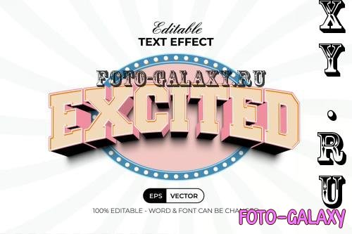 Excited Text Effect 3D Style - 281409020 - FYCBAA2