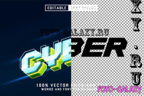 Cyber 3d Text - Editable Text Effect M9YD4GH