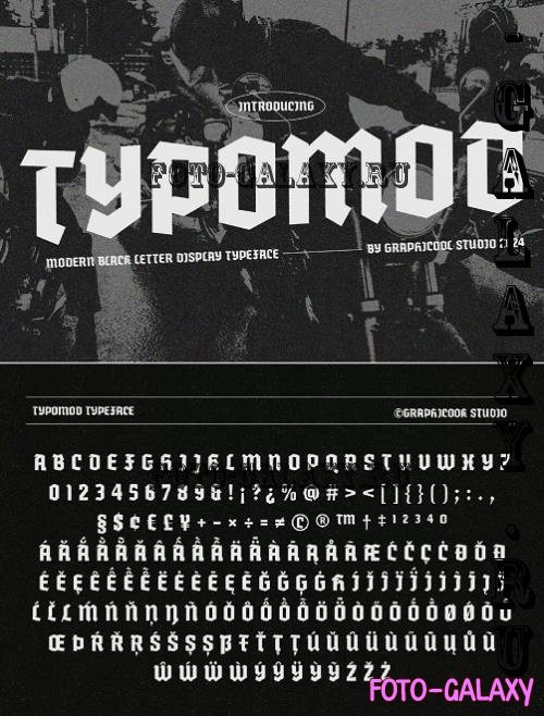 Typomod Modern Black Letter Font - 279043397 - M6LM726