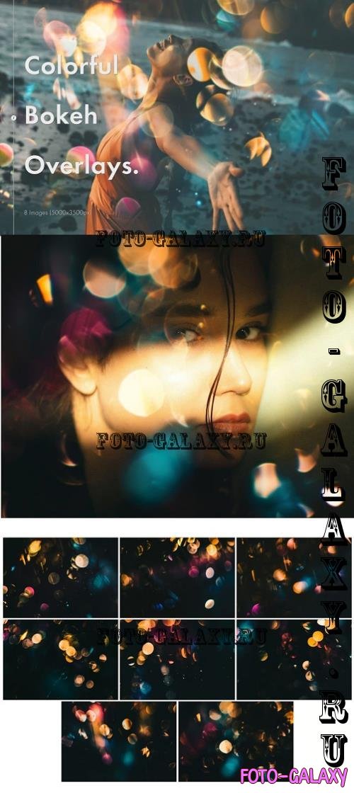Colorful Bokeh Overlays - V66JT9G