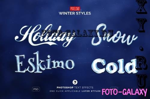 Winter Text Effects - Z7YEVQW