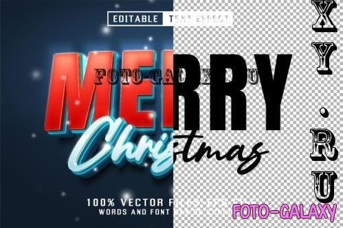 Merry Christmas 3 Text - Editable Text Effect C6UW6NQ
