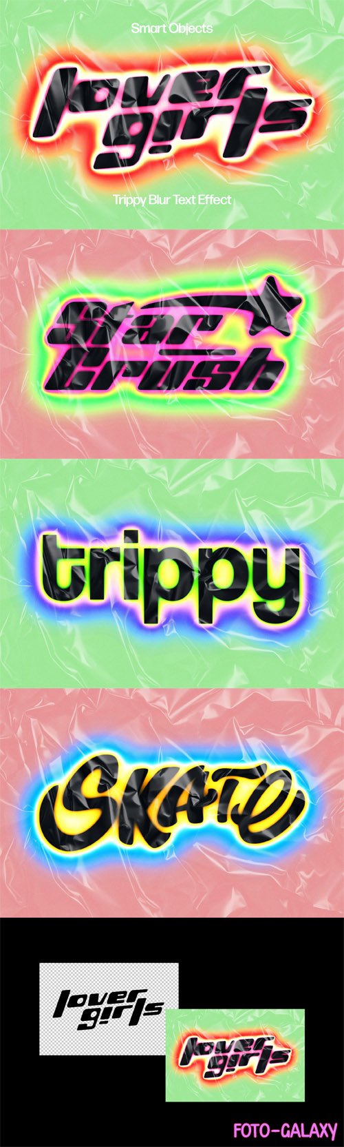 Trippy Blur Text Effect for Photoshop