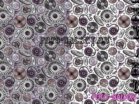 Disco Music Cartoon Seamless Pattern - NJJTUYX