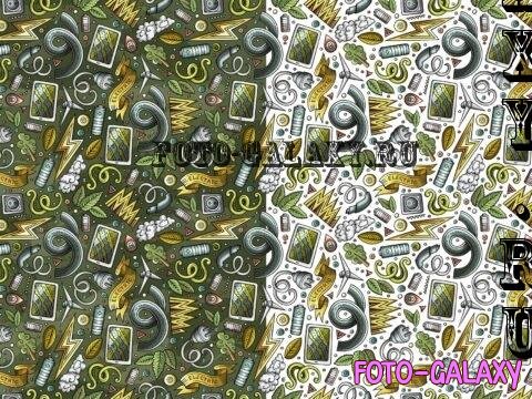 Electric Vehicles Cartoon Seamless Pattern - XAH7T35