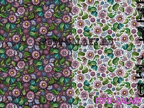 Flowers Cartoon Seamless Pattern - U2EXL4S