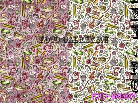 Handmade Cartoon Seamless Pattern - JC8UF85