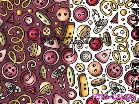 Handmade Cartoon Seamless Pattern - NM7CKK4