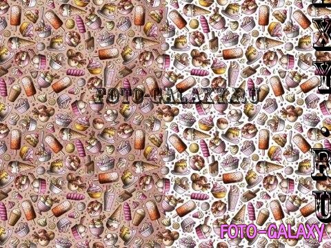 Ice Cream Cartoon Seamless Pattern - LGZPMEC