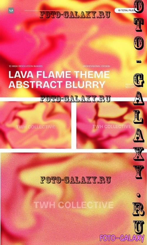 Absract Background Blurry Lava Fire Theme | 004 - W66YUDS