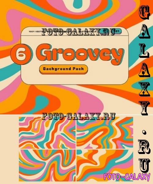 Cream Groovy Background Pack - J5Q2Z7E