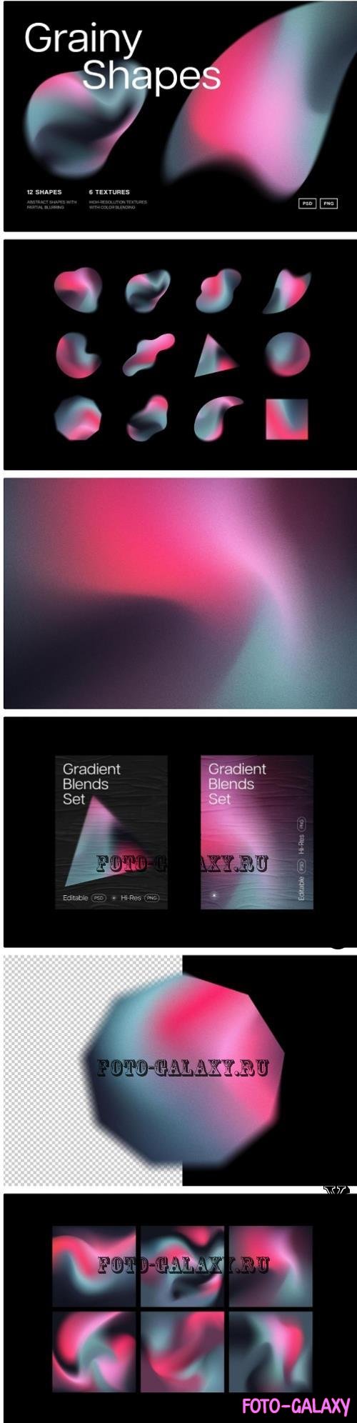 Soft Gradient Shapes Collection - 288621535