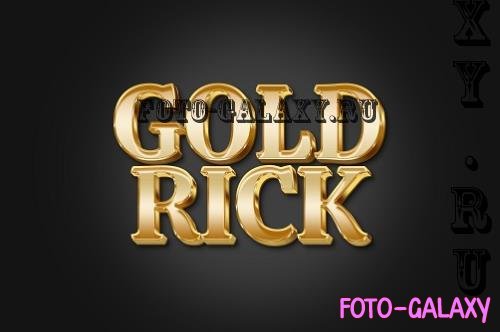 3D Gold Shiny Text Effect - EGLS - RBVXS8C