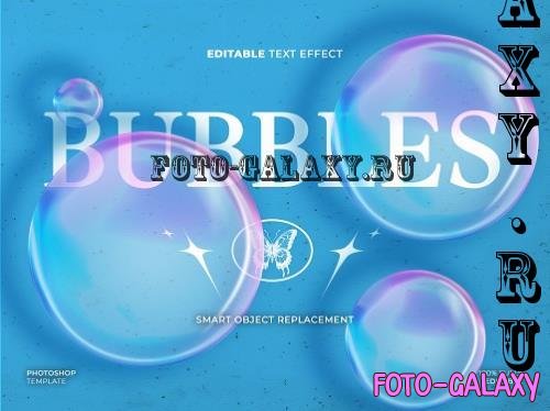 Soap Bubbles Text Effect - BB8PEHJ